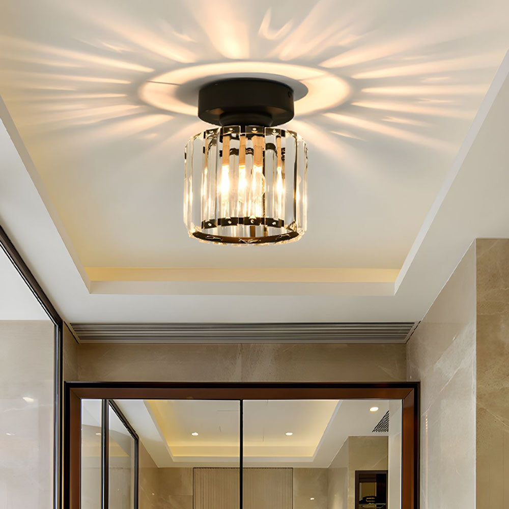 Lampada da soffitto in cristallo moderno – CrystalGlow