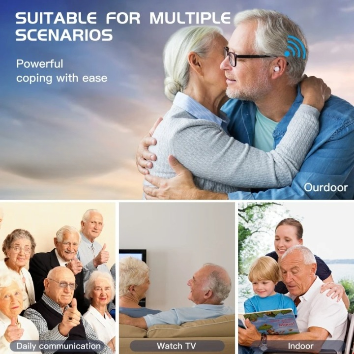 ClearTone Apparecchio Acustico Invisibile Digitale