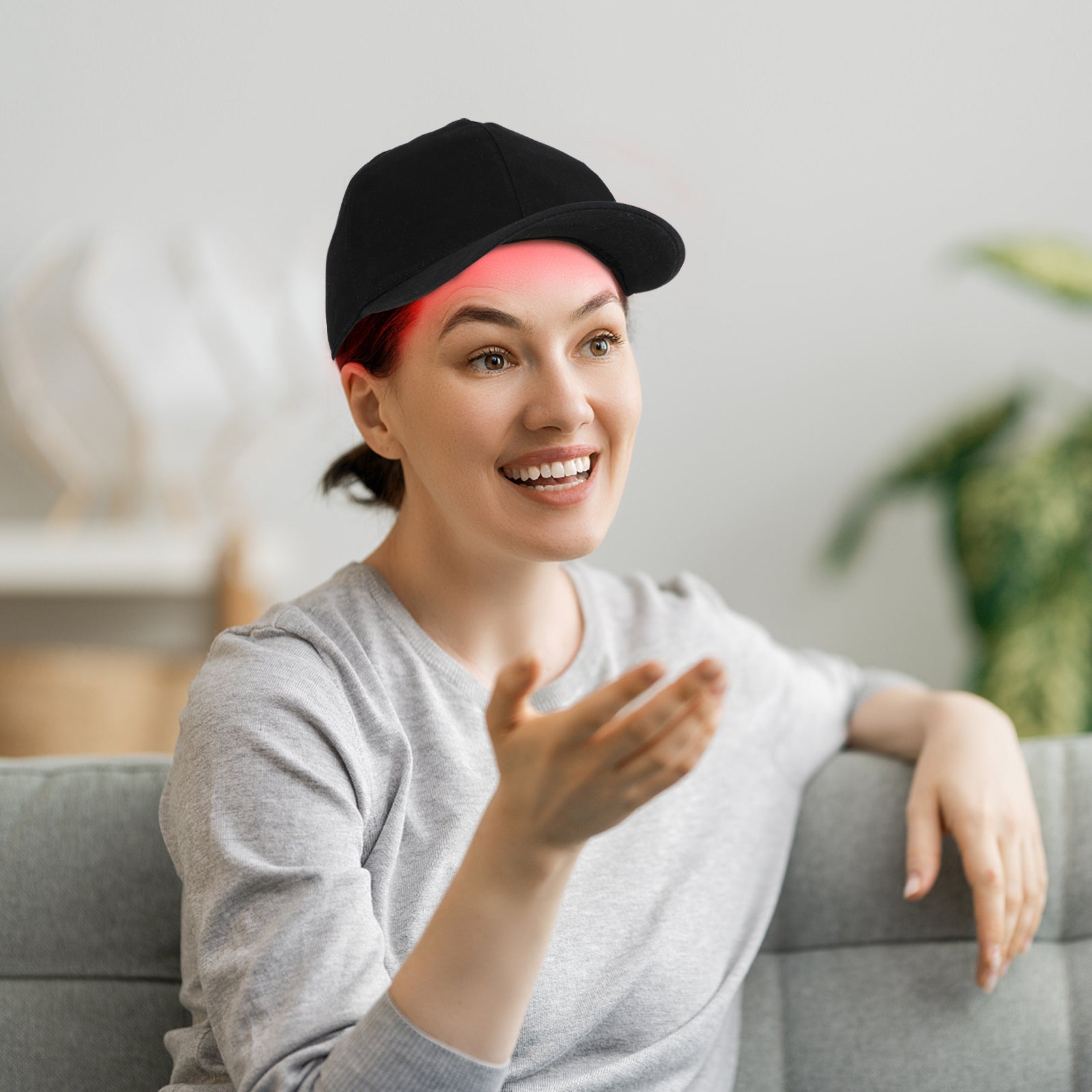 Cappello per Terapia a Luce Rossa Infrarossa - HairGlow Pro