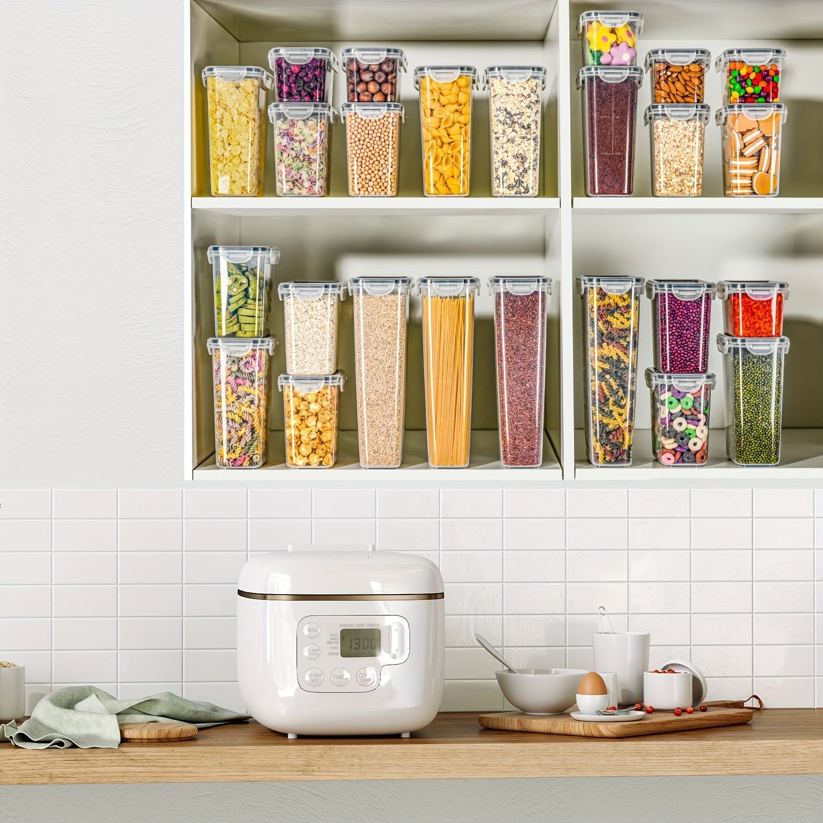 Set di Contenitori per Cucina Premium da 24 Pezzi – Pratico e Organizzato