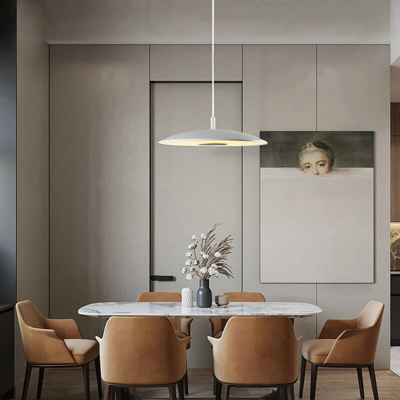 Moderna Lampada a Sospensione LED - Design in Ferro