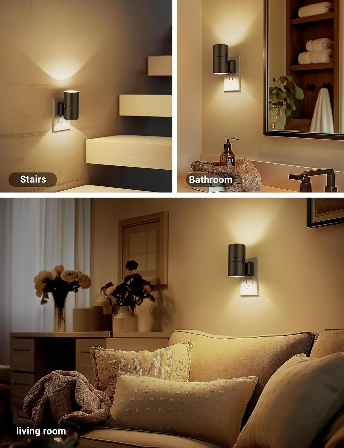 Luma Sense LED Notte Lampada – Illuminazione Ambientale Dimmerabile per Casa