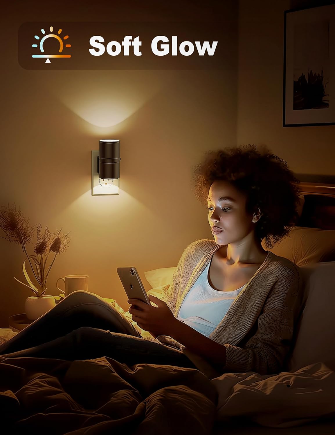 Luma Sense LED Notte Lampada – Illuminazione Ambientale Dimmerabile per Casa
