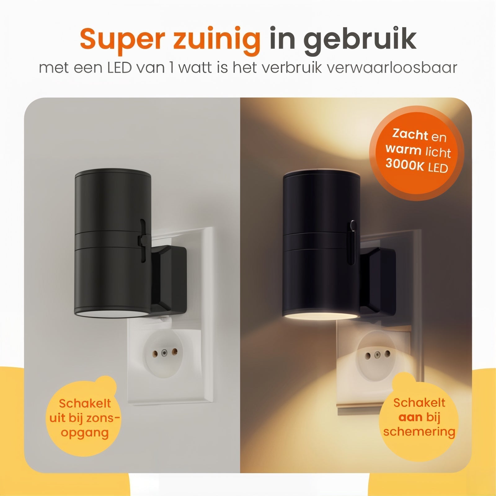 Aoralight Lampada Notturna | Dimmerabile | Tecnologia LED