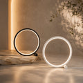 Dimmable LED table lamp | Modern round bedside lamp | Rundschein