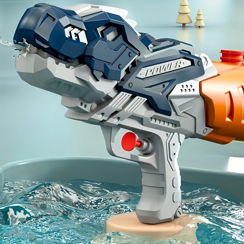Pistola ad Acqua Dino - Grande Capacità, Giocattolo Estivo per Bambini