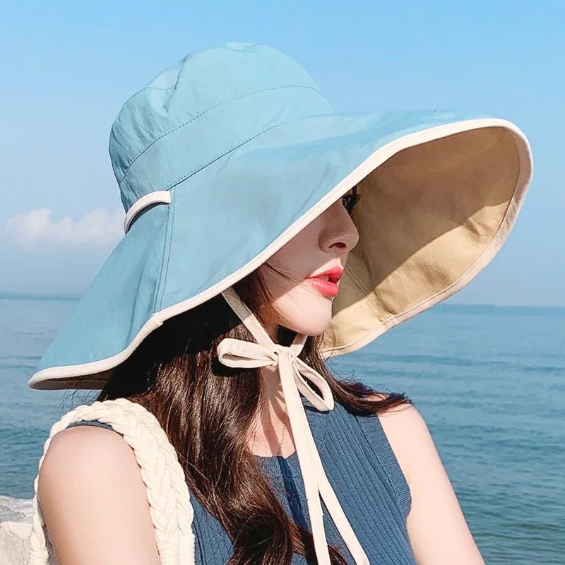 Cappello da sole grande da donna con ampia visiera – Livia
