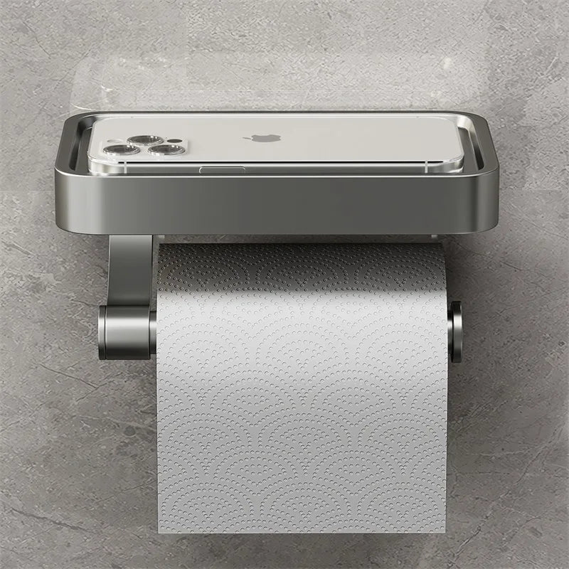 Porta Rotolo con Mensola – Stalux