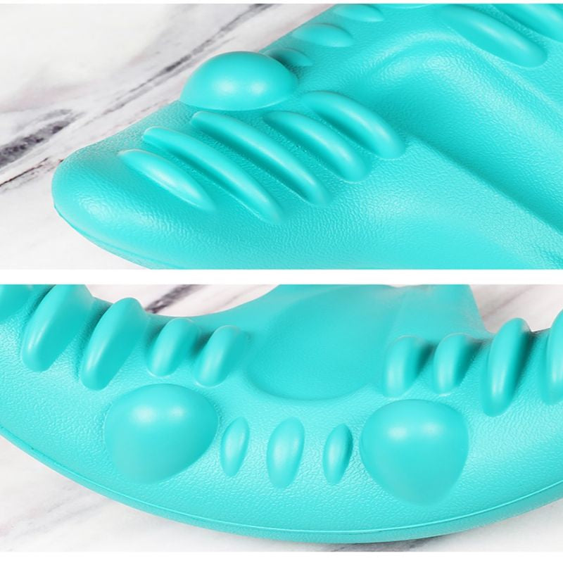 Allungatore per Collo e Spalle - Cuscino per Massaggio da Trazione Cervicale per Allineamento Spinale