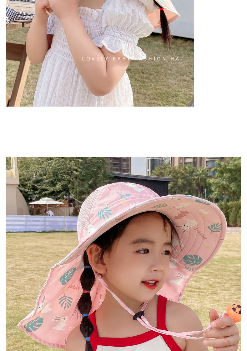 CAPPELLO DA SOLE ANTI-UV PER BAMBINI CON FISCHIO – CAPPELLO A CESTO ESTIVO PER RAGAZZI E RAGAZZE