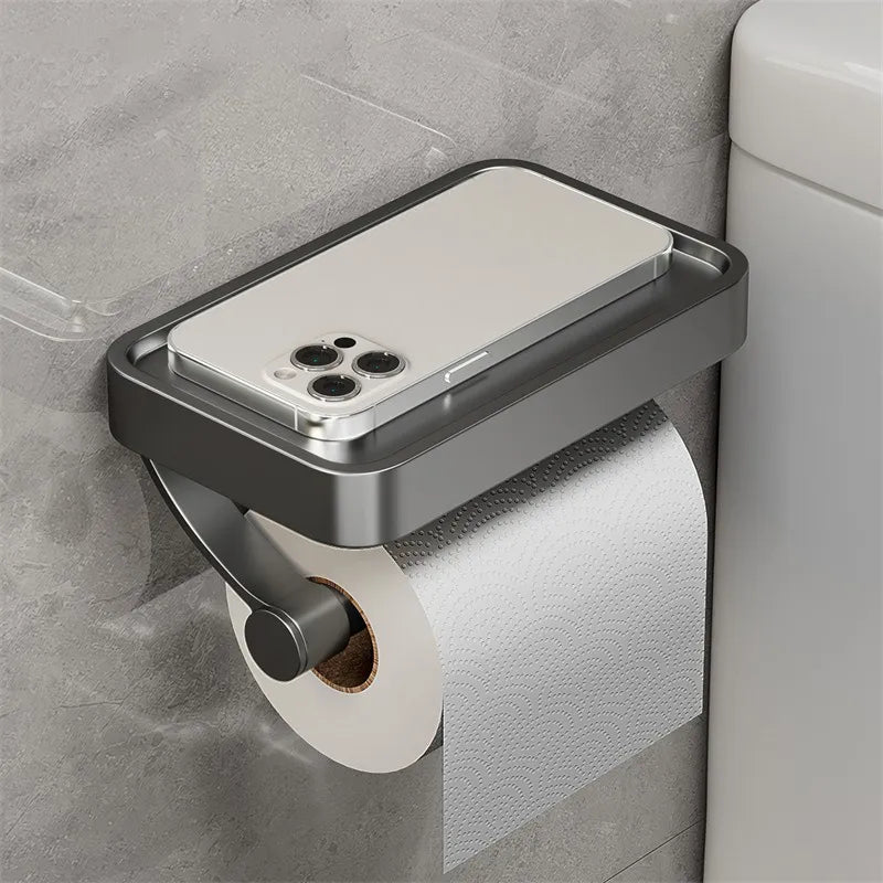 Porta Rotolo con Mensola – Stalux