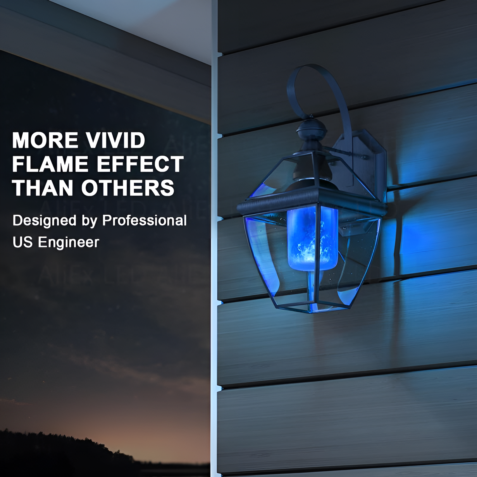 Lampada con Effetto Fiamma - Bulbo Simulato da 9W