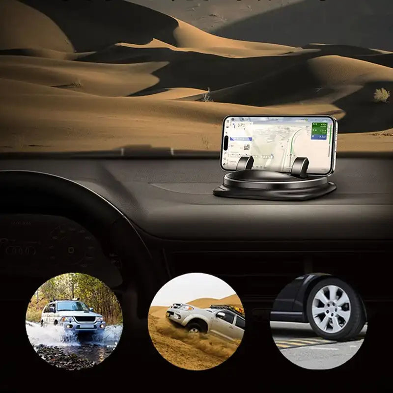 Supporto per Telefono Rotante a 360° per Auto – Comodo e Regolabile per Angoli di Visione Perfetti