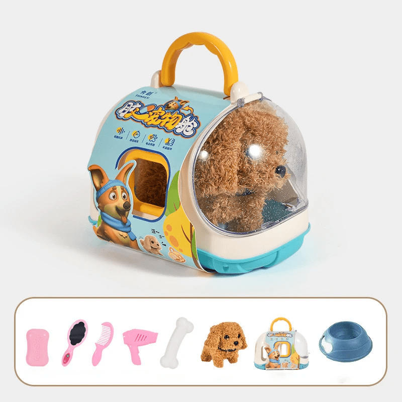 Cane di Peluche Camminante con Movimento – Giocattolo Interattivo Morbido per Bambini