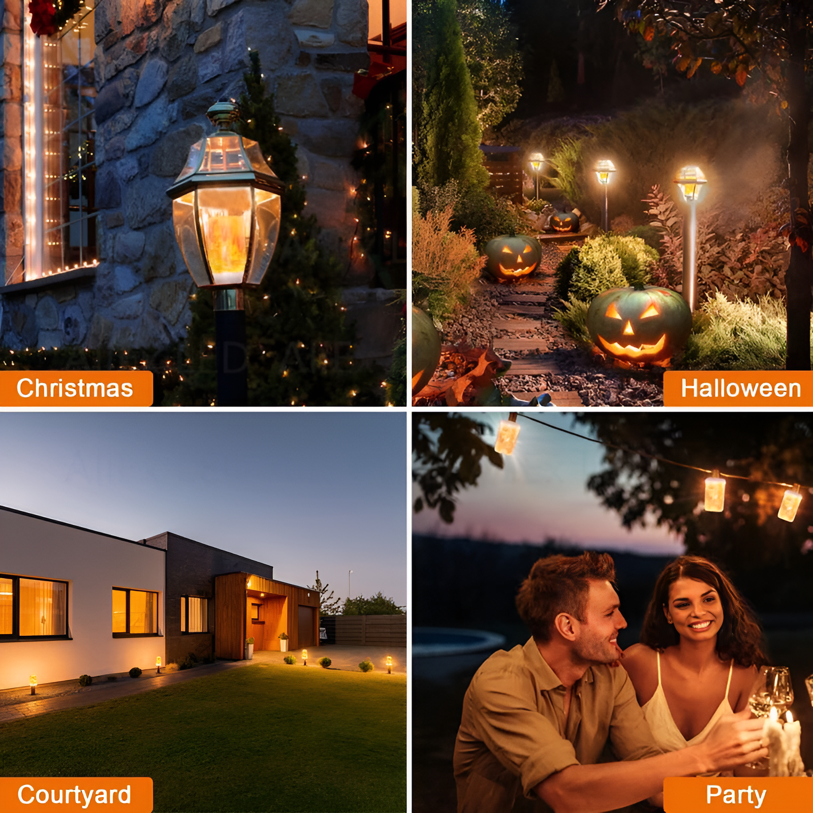 Lampada con Effetto Fiamma - Bulbo Simulato da 9W