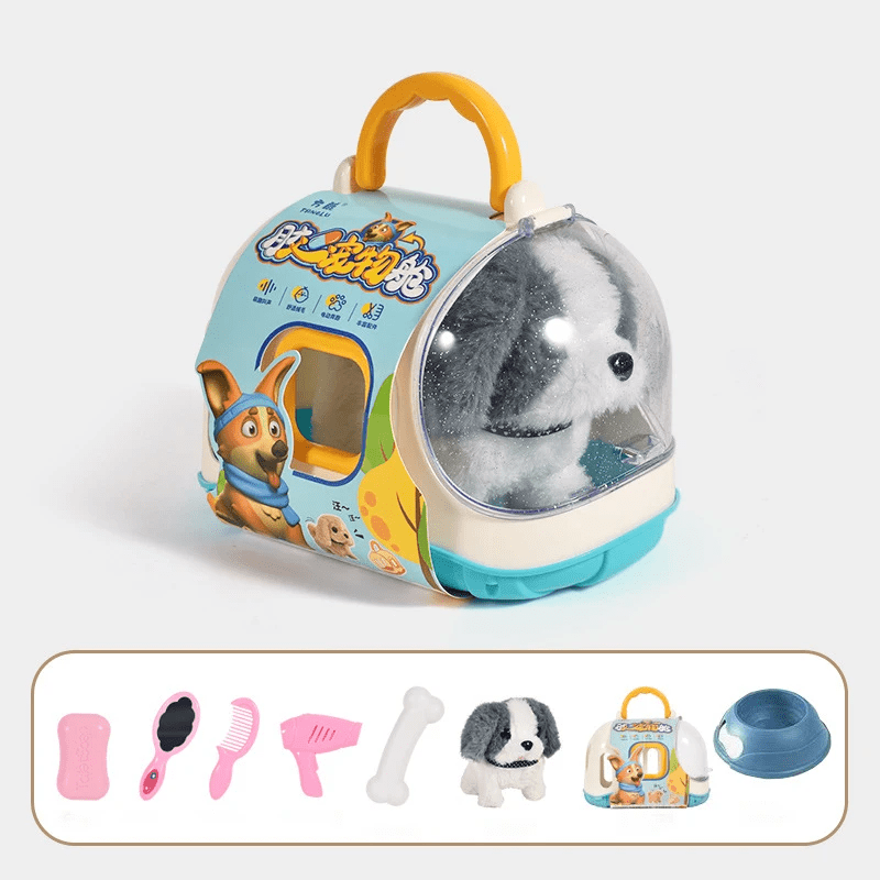 Cane di Peluche Camminante con Movimento – Giocattolo Interattivo Morbido per Bambini