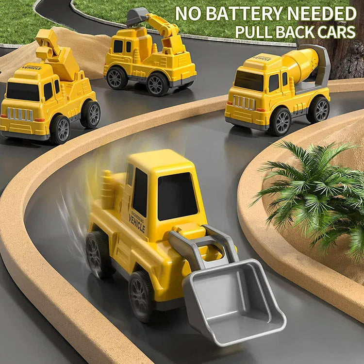 Trasportatore di Giocattoli Città con Effetti di Luce e Suono – include veicoli