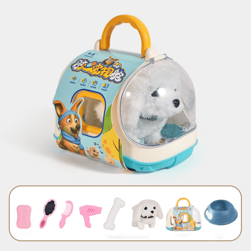 Cane di Peluche Camminante con Movimento – Giocattolo Interattivo Morbido per Bambini