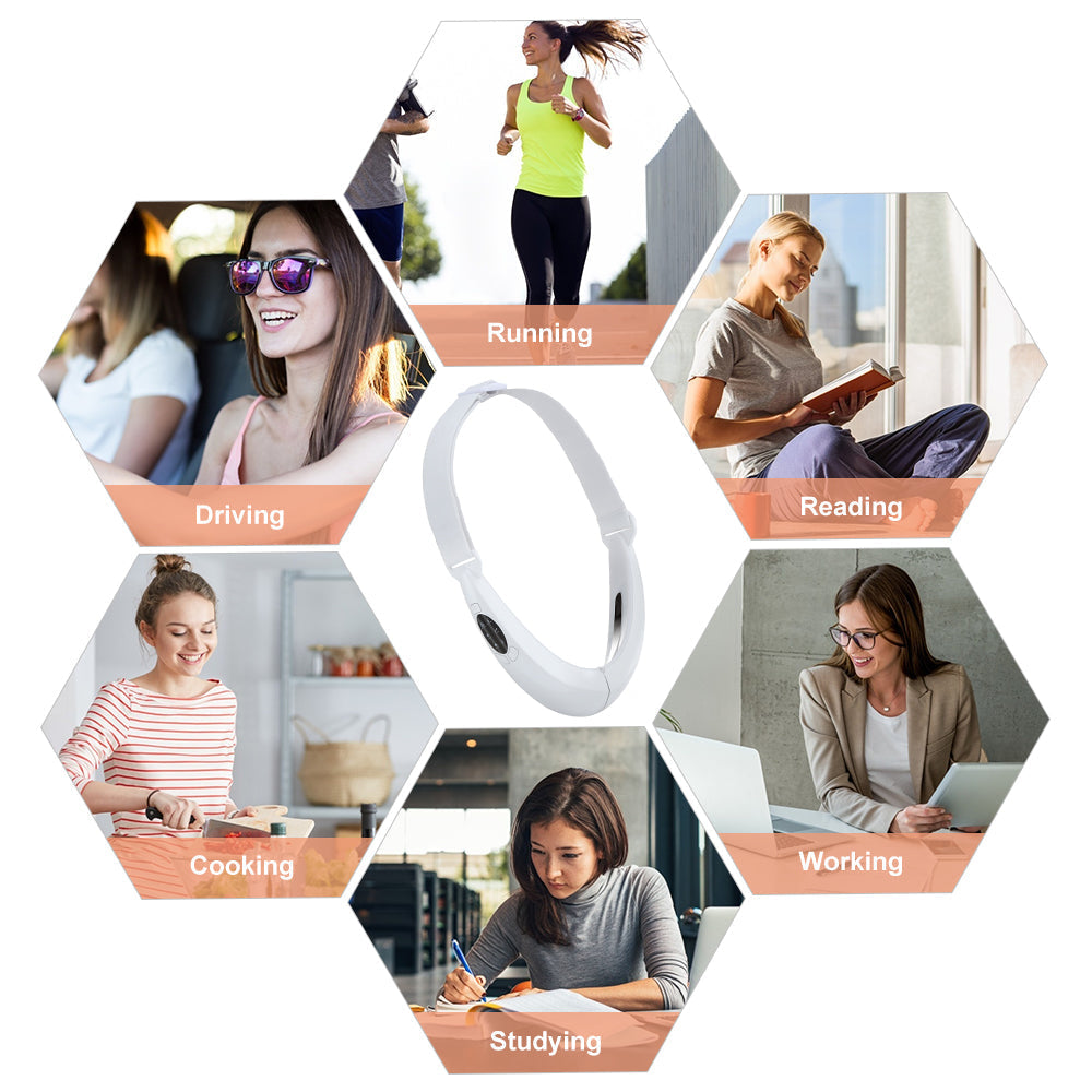 EMS Facial Slimmer con Terapia LED - Snellimento del Viso e Rimozione del Doppio Menton