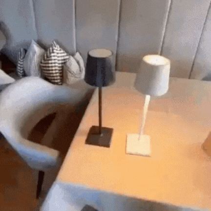 Lampada da tavolo wireless ricaricabile - Elegante LED per interni ed esterni