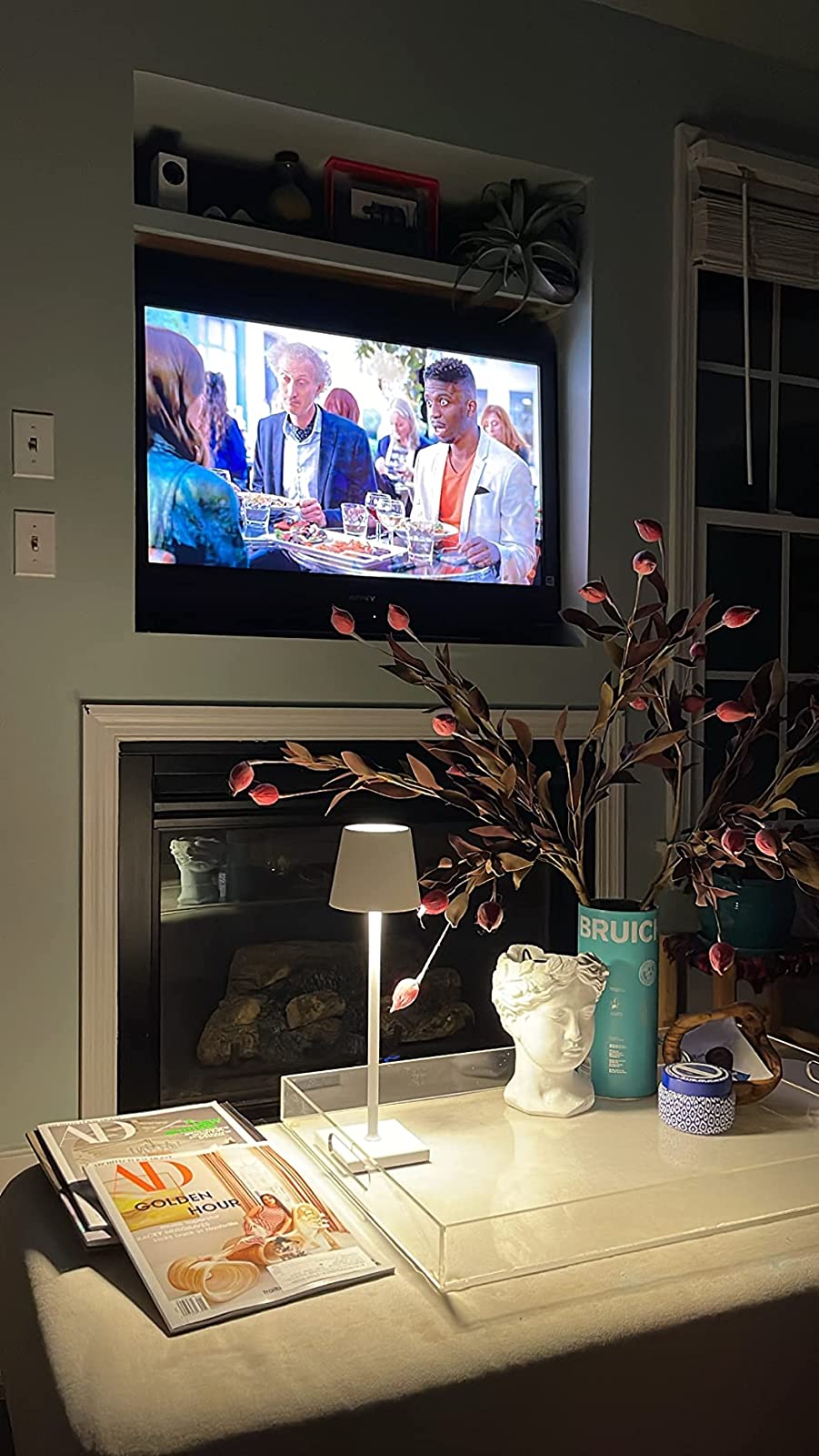 Lampada da Tavolo Ricaricabile Senza Fili - Illuminazione Elegante