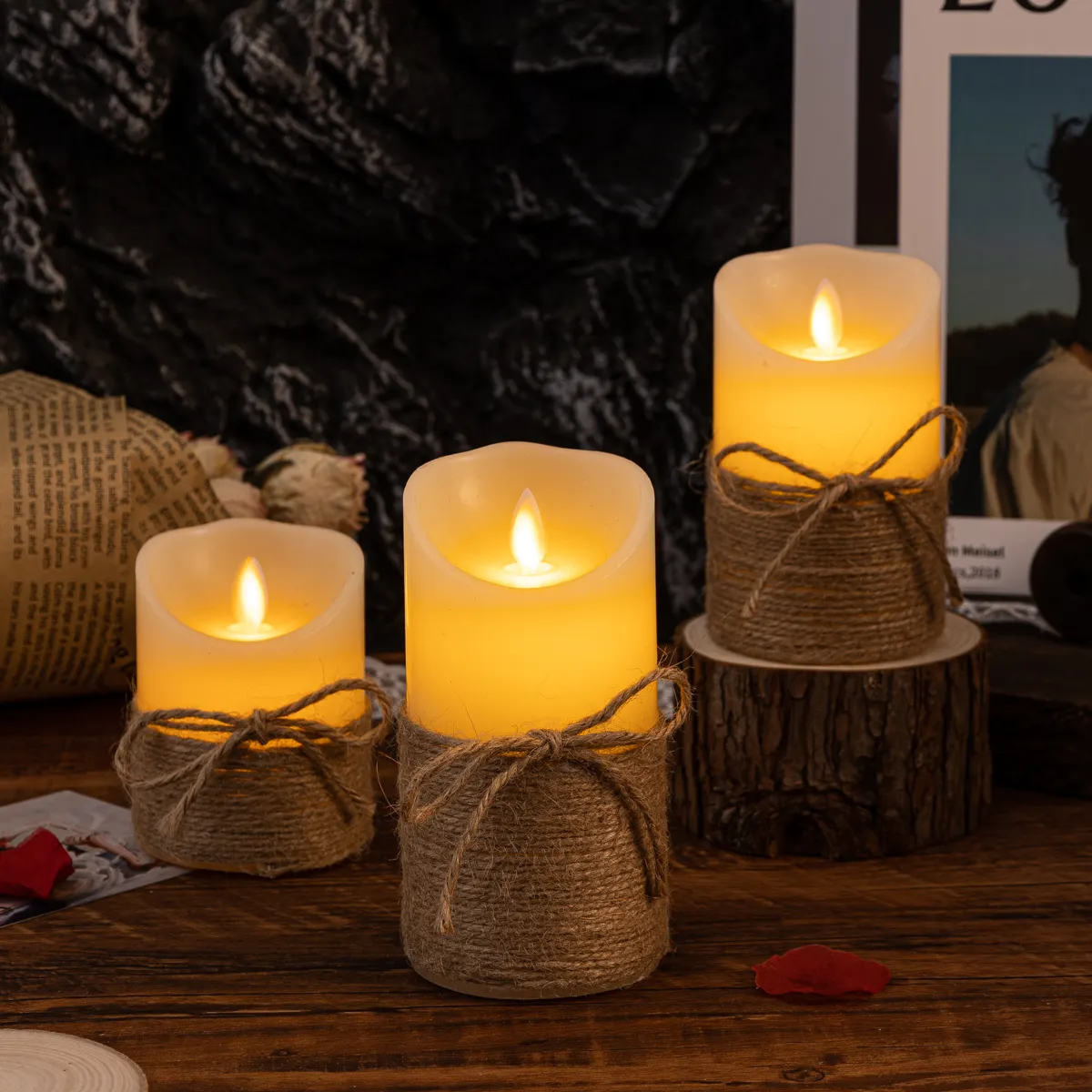 ZZ_NOSALE_EVER_24-07-2025_ Candele LED Atmosferiche - GlowFlicker