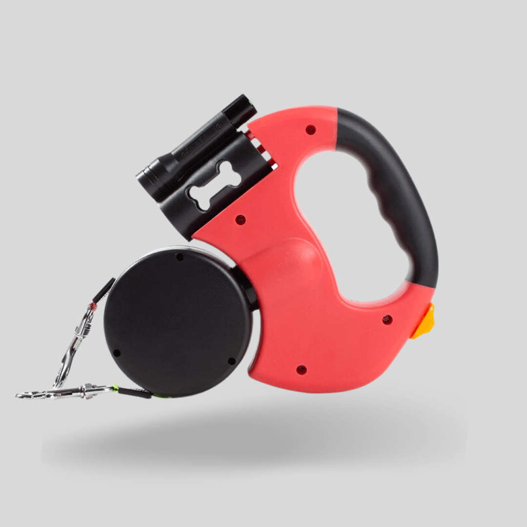 Guinzaglio Doppio Multifunzionale Pantino – Guinzaglio Regolabile e Resistente per Due Cani