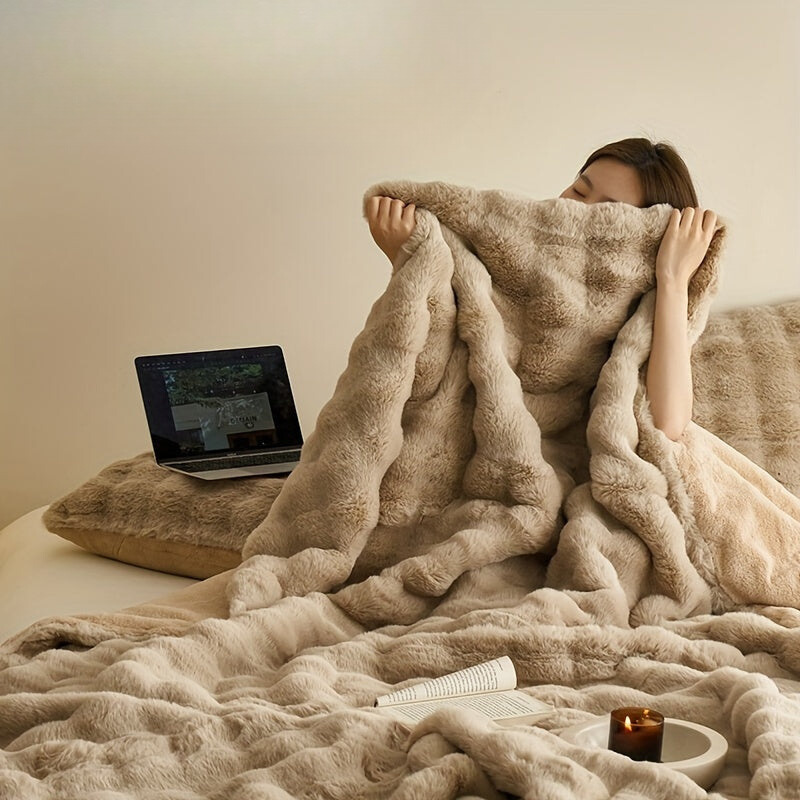 Coperta in Fleece Doppia Faccia - Morbida e Calda