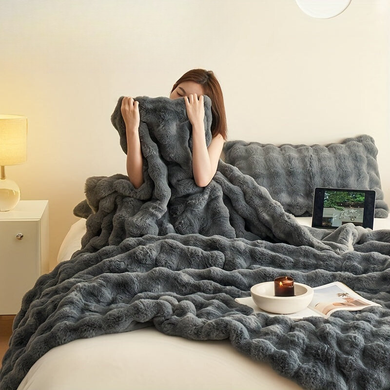 Coperta in Fleece Doppia Faccia - Morbida e Calda