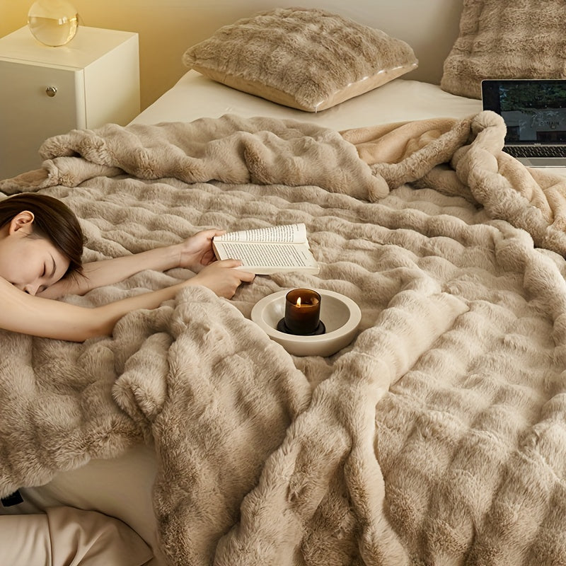 Coperta in Fleece Doppia Faccia - Morbida e Calda