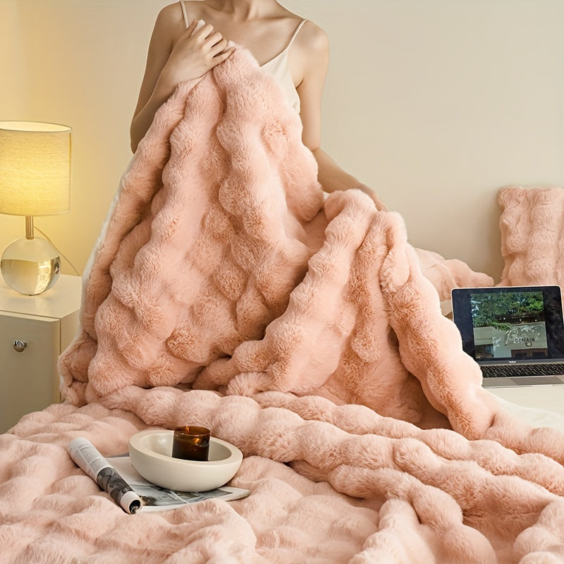 Coperta in Fleece Doppia Faccia - Morbida e Calda