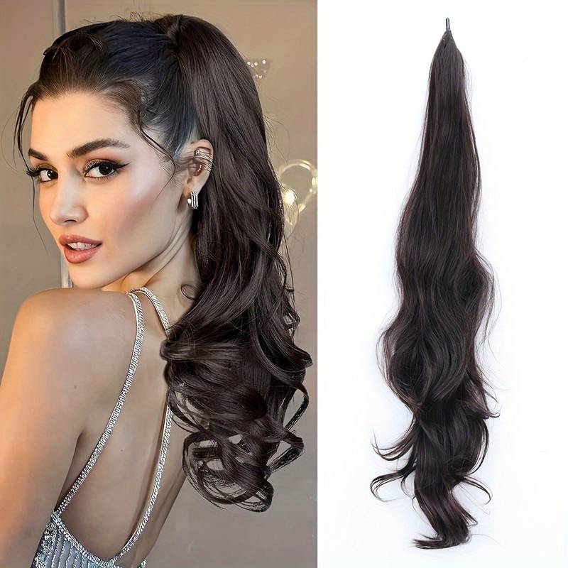 Codino Flessibile Avvolgente per Capelli Lunghi e Pieni - Selena