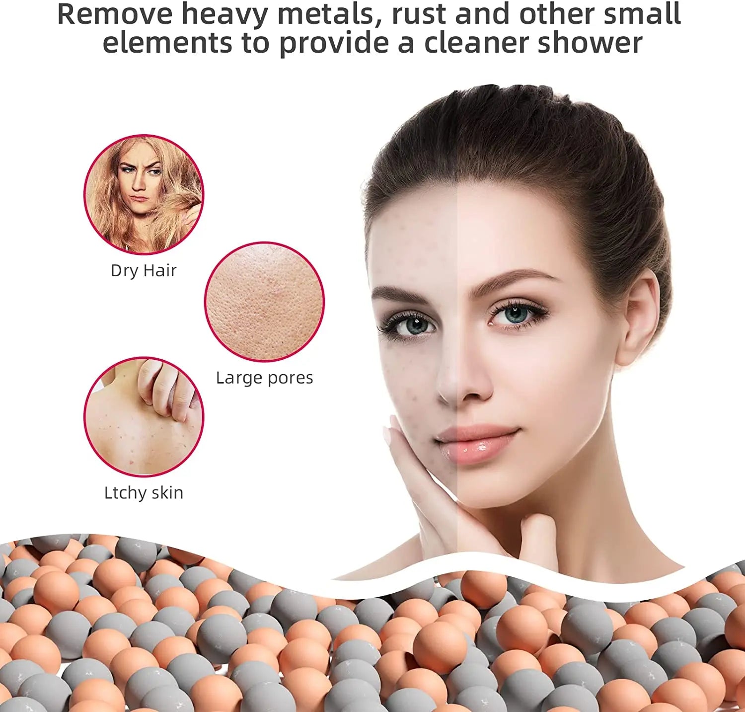 Doccia a Risparmio Idrico ad Alta Pressione con Filtro - AquaGlow