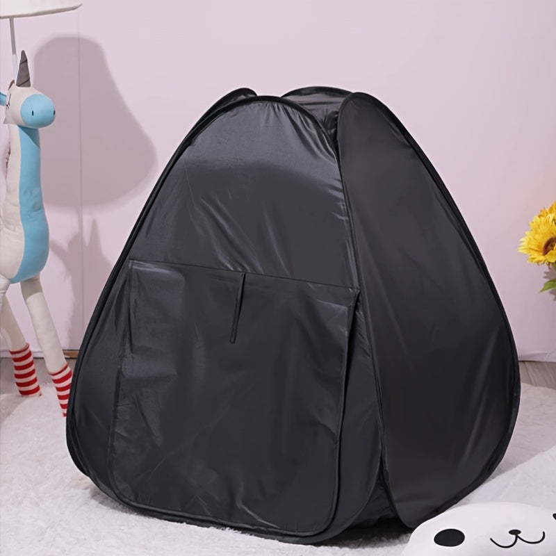Tenda Sensoriale Nera Portatile – Ideale per la Concentrazione e il Relax