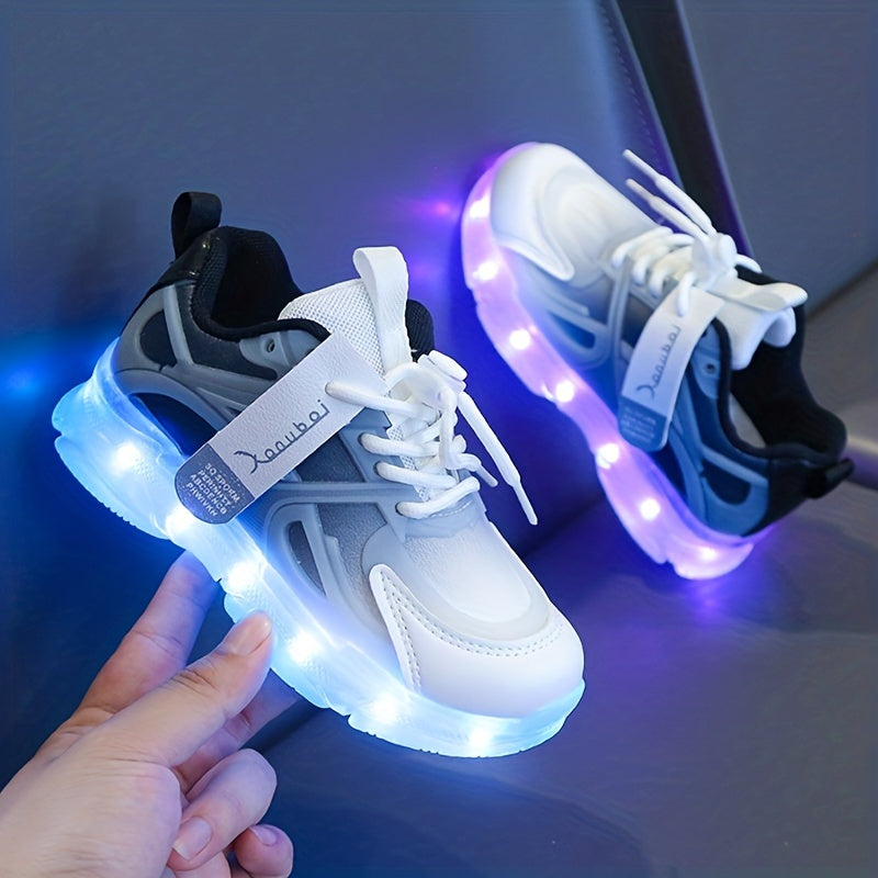 Scarpe Sneakers Illuminati per Bambini – Colorate, Illuminazione a LED per un Look Giocoso