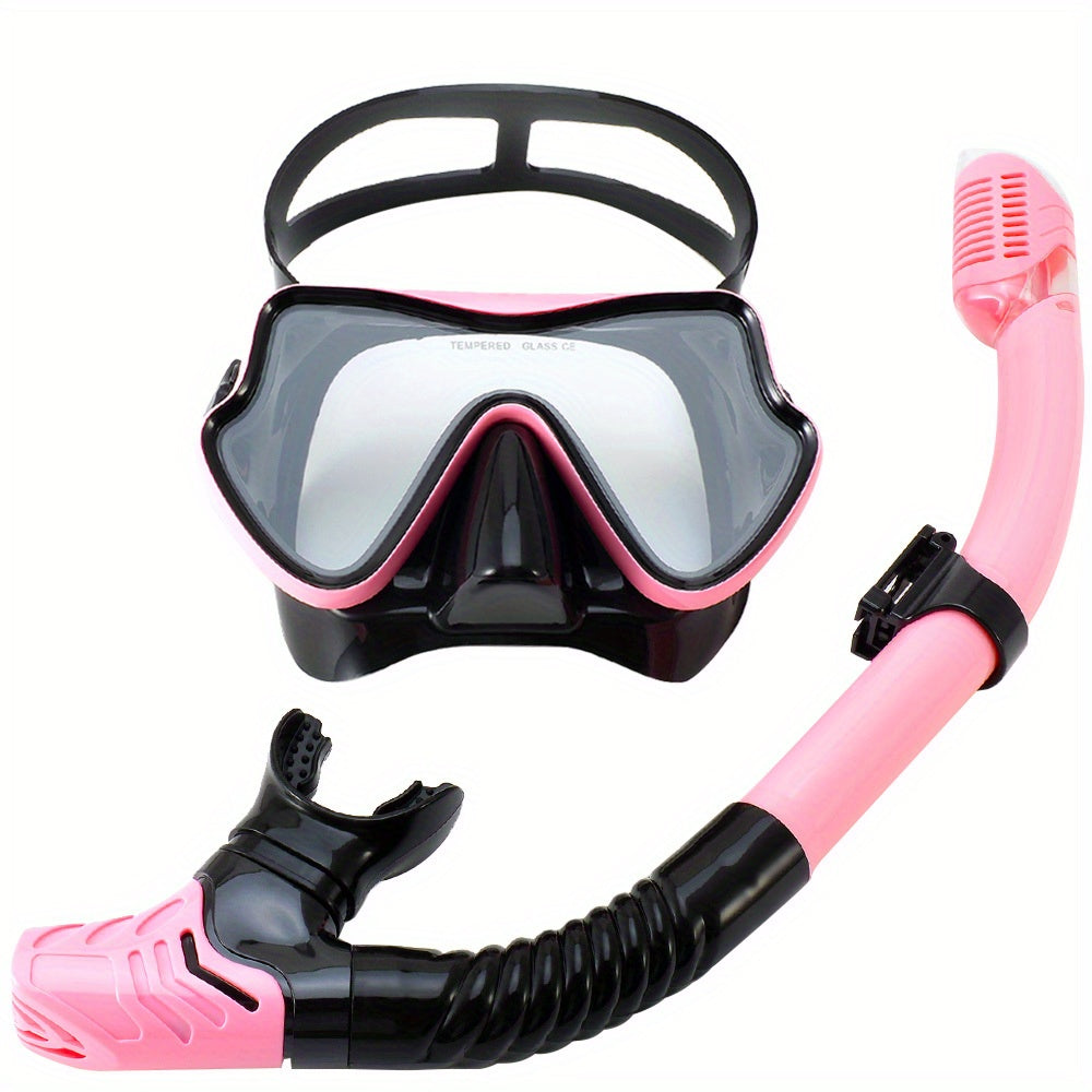 Set di Snorkel AquaClear – Impermeabile, Confortevole e con Grande Visibilità