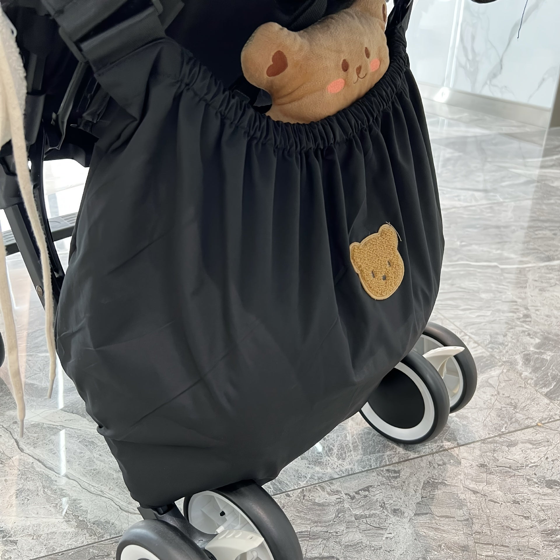 Organizzatore per Passeggino con Grande Borsa – Pratico Spazio di Stoccaggio in Movimento