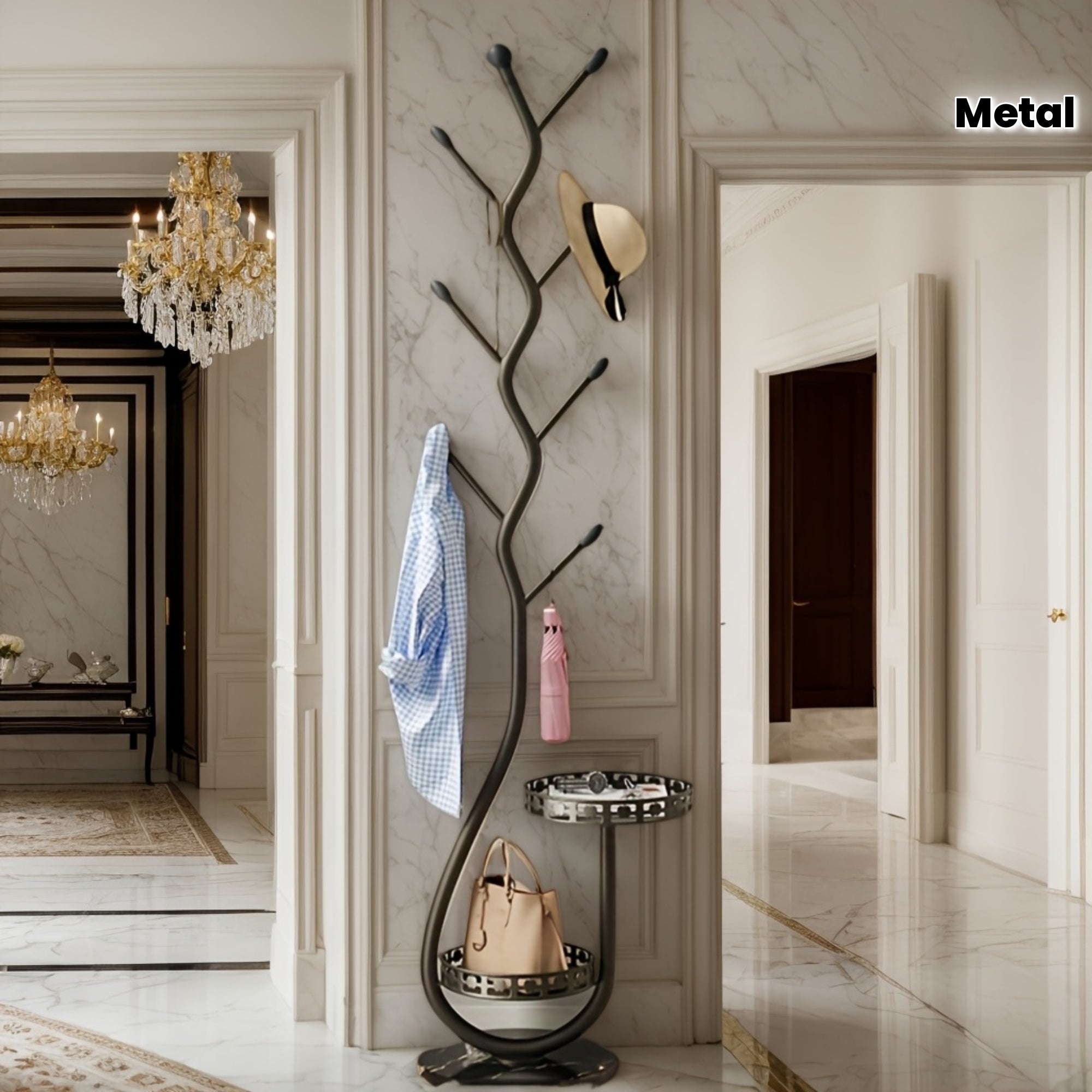 BranchLine Appendiabiti da Terra – Storage Intelligente e Elegante