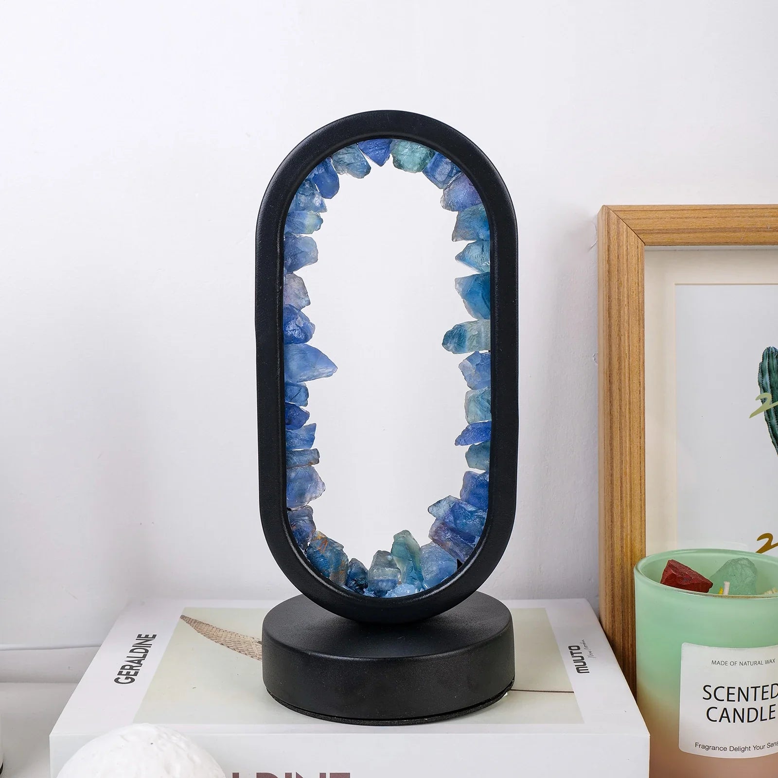 Lampada in Amatista Fatta a Mano - Serenith