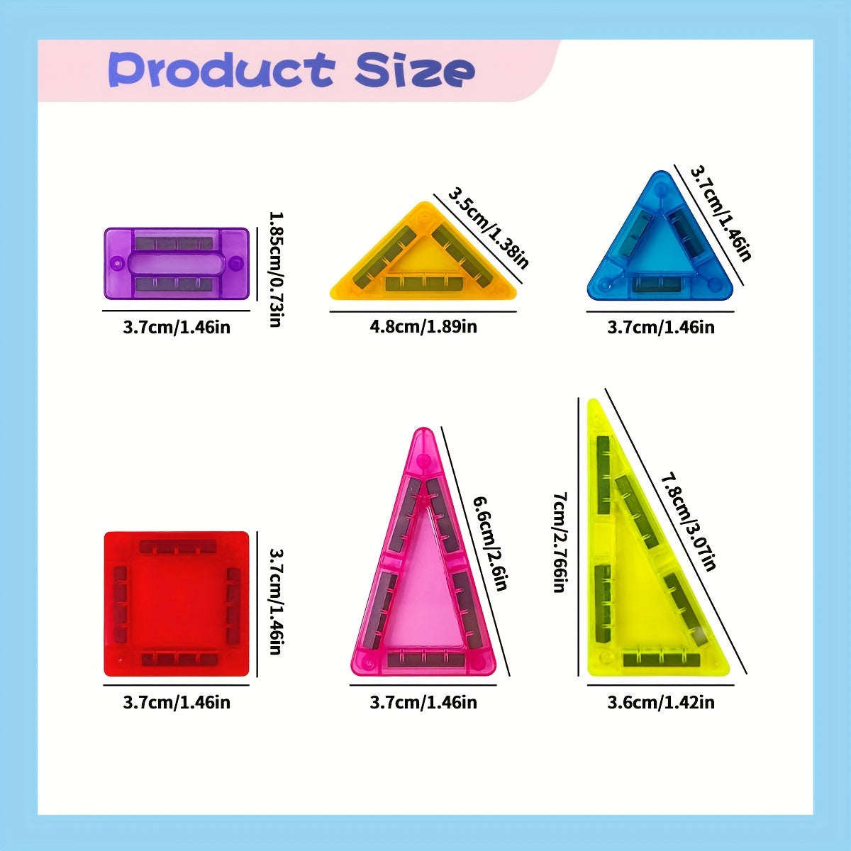 Set di Blocchi Magnetici Mini – Gioco Compatto e Versatile