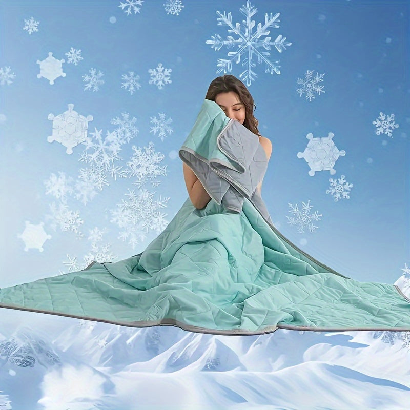 Coperta Estiva Rinfrescante Reversibile – Leggera e Traspirante