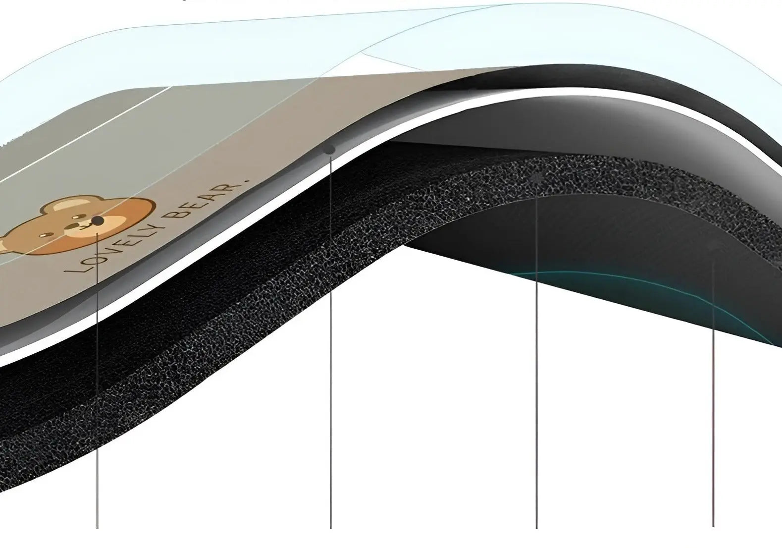 Tappeto da Cucina Super Assorbente e Antiscivolo a Asciugatura Rapida - SplashEase