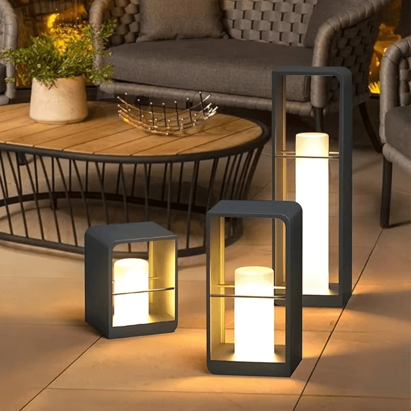 Lampada da Esterno a Energia Solare - Illuminazione per Giardino Elegante