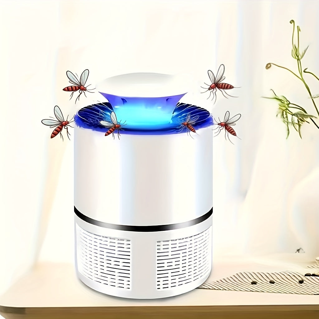 Lampada Silenziosa per Zanzare USB – Cattura Insetti Automatica con Luce Blu