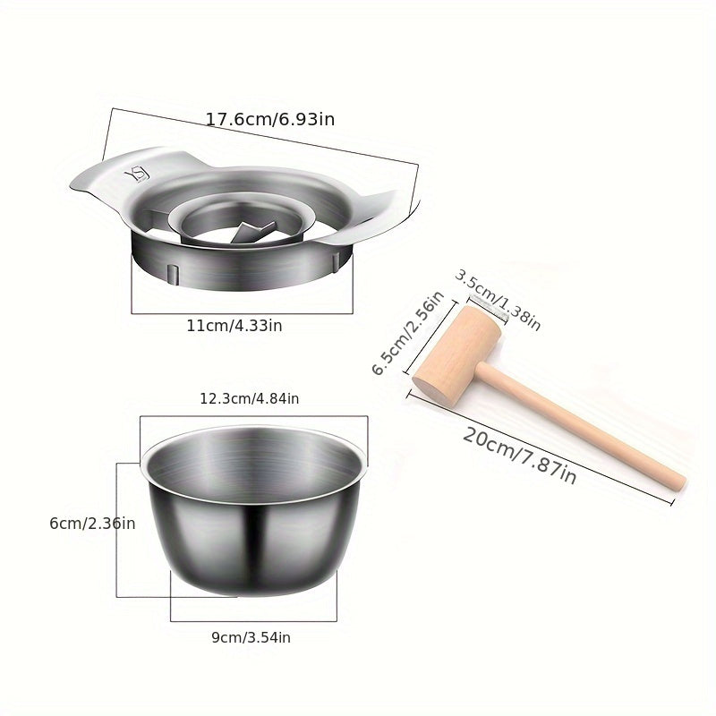 Set di Macchina Sbucciatrice per Melograno – Raccolta e Sbucciatura di Melograno Rapida e Facile
