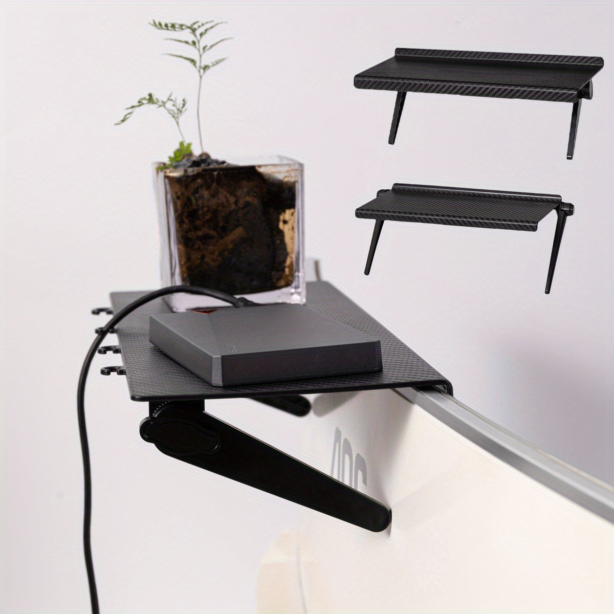 Mensola di Stoccaggio TV Regolabile e Pratica – Compatta e Funzionale per i Media