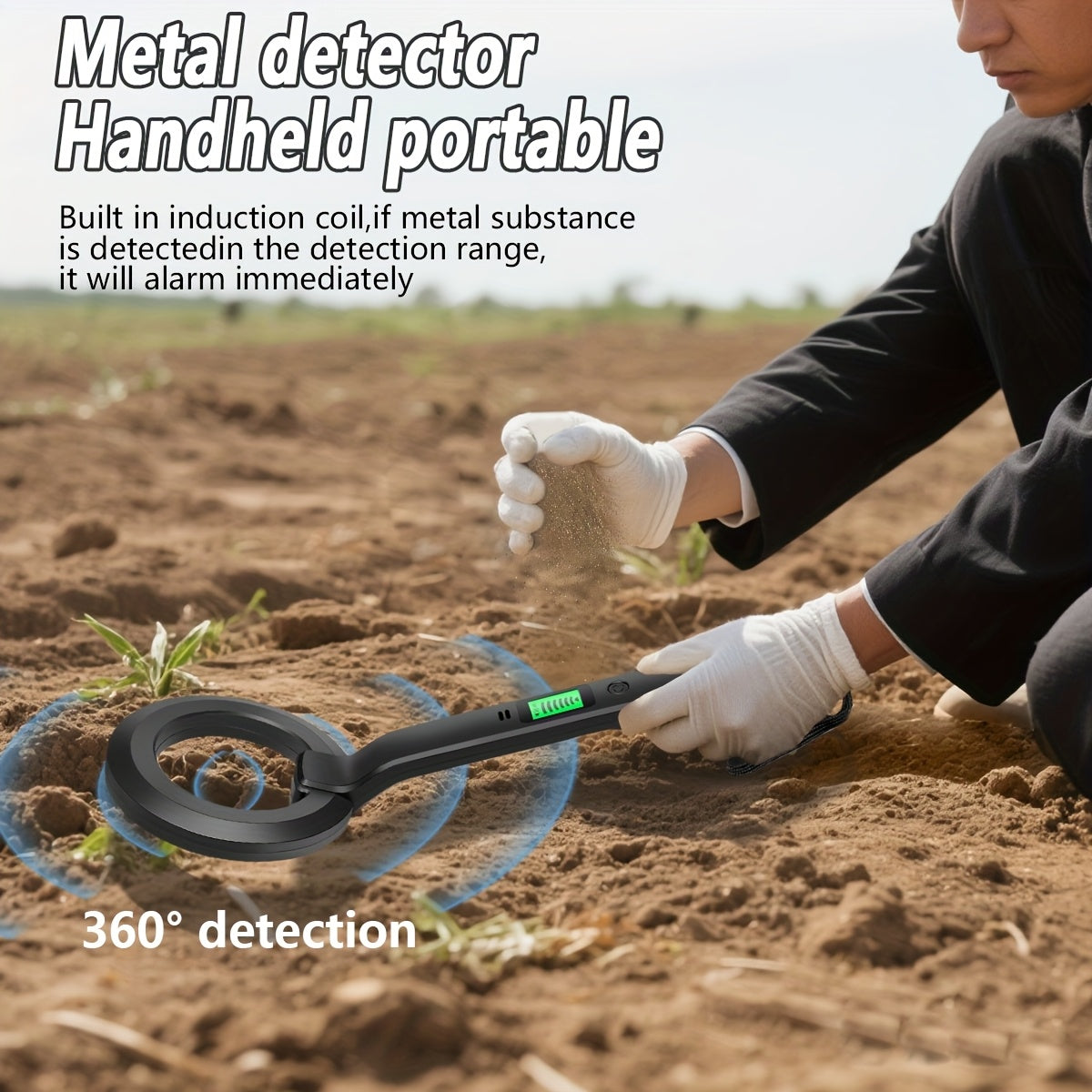 ProScan Metal Detector – Preciso e Facile da Usare per Avventure all'Aperto