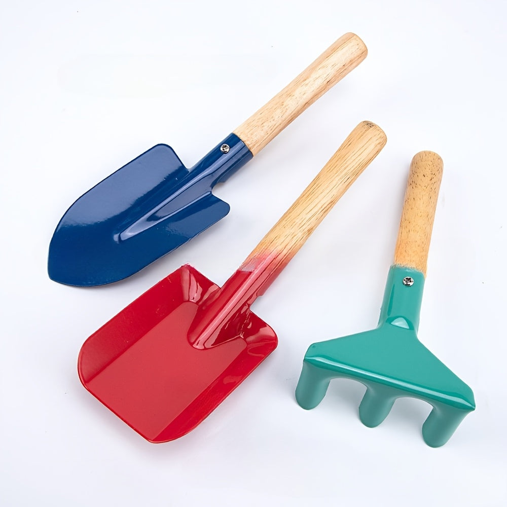 Set di Attrezzi Colorati per Giardino e Sabbia per Bambini – Giocattolo da Esterno e Giardino