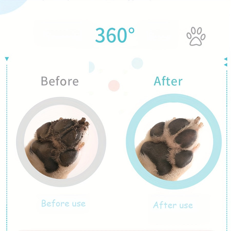 Coppa per la Pulizia delle Zampe degli Animali in Silicone – Portatile e Spazzola Morbida per il Lavaggio delle Zampe
