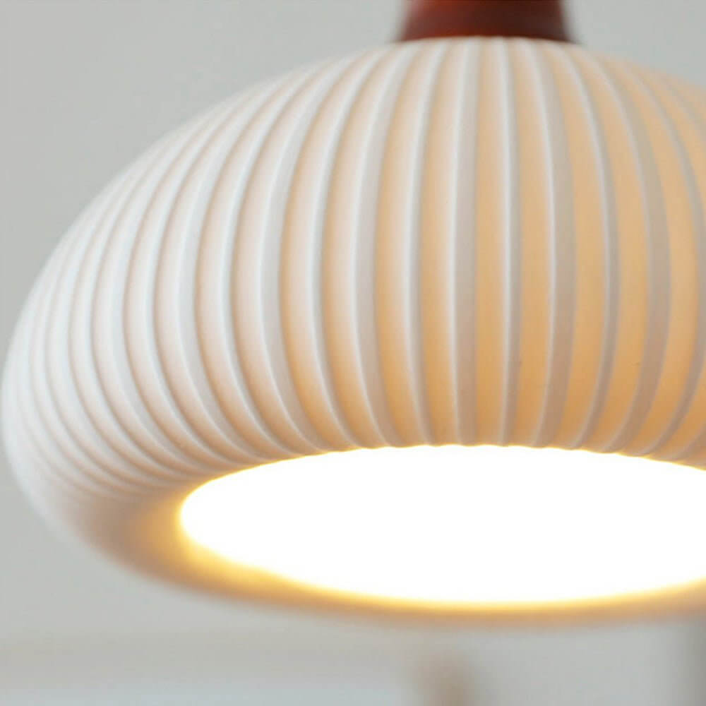 Lampada a Sospensione in Ceramica Elegante - Design Rustico